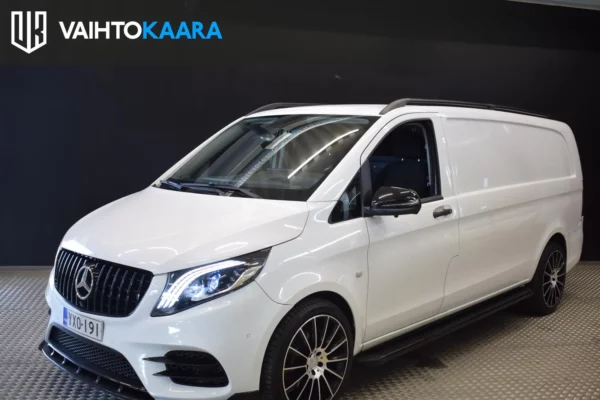 Mercedes-Benz Vito 116CDI 4x4-3,05/34K pitkä A3 Automaatti # Sis Alv # Amg Styling, Vetokoukku, Sortimon hyllyt, 360 kamerat, Lec valot #