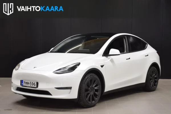 Tesla Model Y Long Range Dual Motor AWD # Vetokoukku, Takapenkin lämmitys, Adapt.vakkari, Peruutuskamera, Sähkötakaluukku #