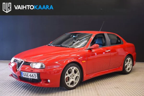 Alfa Romeo 156 3,2 V6 GTA # Tosi hieno Suomi-auto, juuri katsastettu # Jakopää vaihdettu 11/2025. Uudempi malli 330 Brembon jarruilla