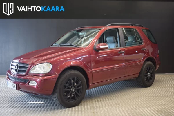 Mercedes-Benz ML 500 4Matic A Rautajousilla! # Juuri katsastettu, Upeakuntoinen V8!!, Vetokoukku, Vakkari, Nahkasisusta, Sähköpenkit #
