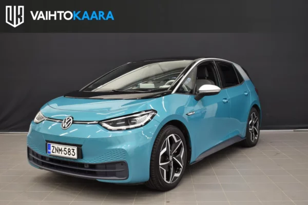 Volkswagen ID.3 1ST Plus 150 kW, akku 62kWh # Adapt.vakkari, Matrix ledit, Peruutuskamera, Navigointi, Lämpöpumppu, 2 x renkaat #