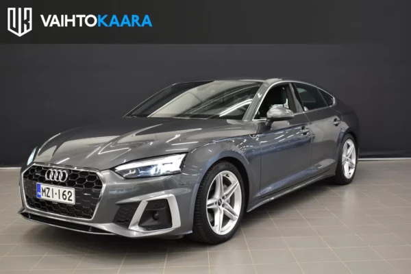 Audi A5 Sportback S line 40 TFSI MHEV quattro S tronic # 1-omist. Suomi-auto, Lisälämmitin, B&O 3D Musat, Digimittaristo #