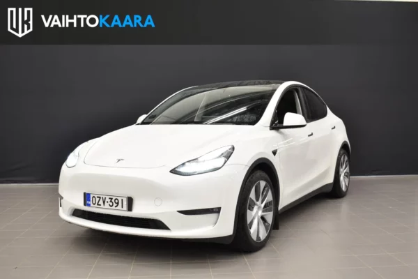 Tesla Model Y Long Range Dual Motor Awd # Alvillinen Suomi-auto # 2 x  renk. + vanteet, Autopilot, Adapt.vakkari, Sähkötakaluukku #