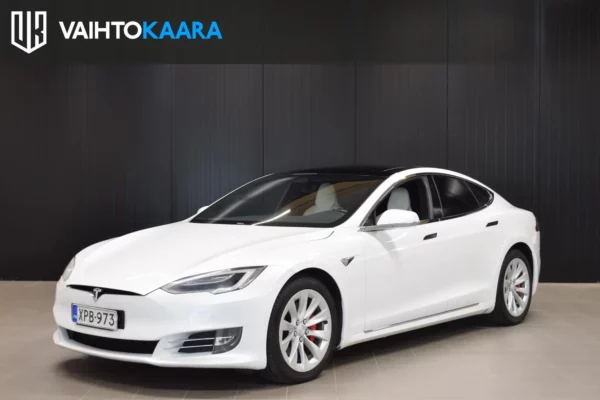 Tesla Model S Performance 100 D Ludicrous Speed # Säädettävä ilmajousitus, Autopilot, Adapt.vakkari, 2 x renkaat, Sähkökontti #