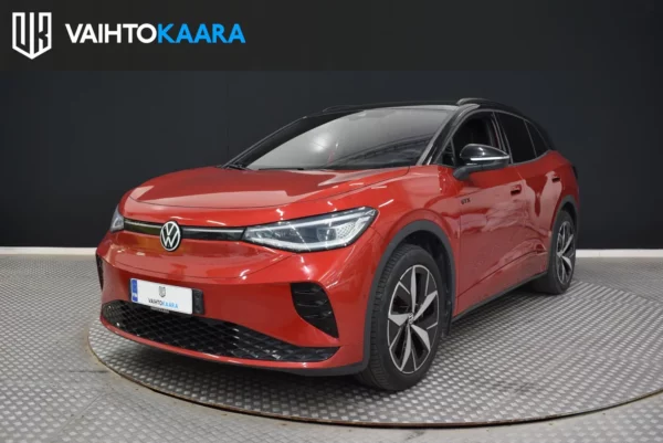Volkswagen ID.4 GTX Dual Motor AWD, 82 kWh # Vetokoukku, IQ Light, 360 kamerat, Sähkötakaluukku, Adapt.vakkari, ILPPI, 2 x renkaat #