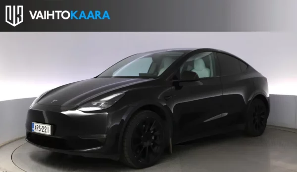 Tesla Model Y Long Range Dual Motor Awd # Vetokoukku, Lasikatto, Autopilot, Adapt.vakkari, Sähkötakaluukku, Kessy, Peruutuskamerat #