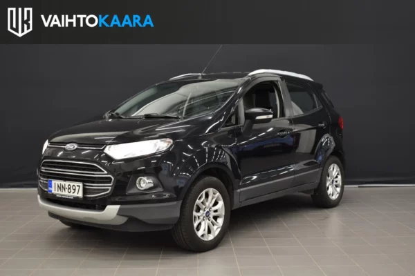 Ford EcoSport 1,0 EcoBoost 125hv M5 Titanium # Aivan ihana yksiomisteinen Suomi-auto # Lohkolämmitin + Sisäpistoke, 2 x renkaat #