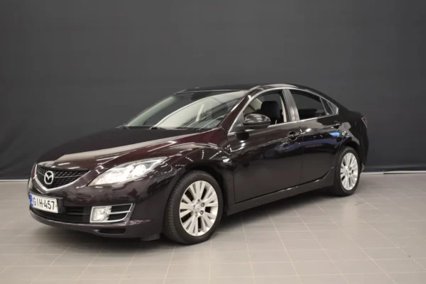 Mazda 6 Sedan 2,0 Elegance 5AT 4ov UD3 # 3 om. Suomi-auto, 2x alut, Vakkari, Lohko + sisp., AUX, Aut. ilmastointi, Upea väri #