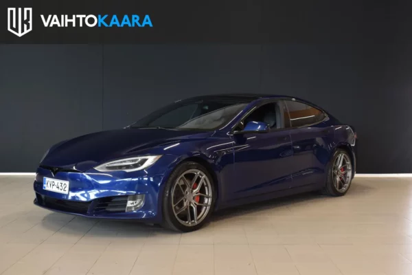 Tesla Model S 100 Dual Motor Awd # Enhanced Autopilot, Ilmajousitus, Navigointi, Sähkökontti, Lasikatto, Kessy, 2 x renkaat #