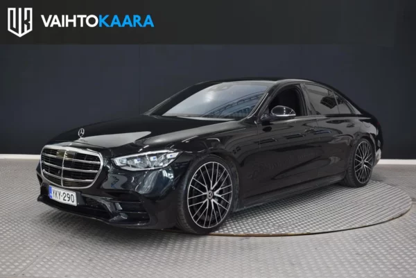 Mercedes-Benz S 580 e AMG Line # Todella upea # Burmester, ACC, Panoraama, Muistipenkit ilmastoinneilla, 360-Kamerat, Sähkökontti #