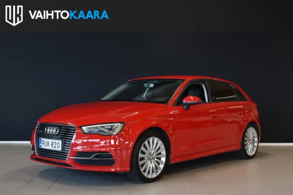 Audi A3 Sportback 1,4 TFSI e-tron S tronic # Sporttinahat, Led, Navi, Vakkari, Bluetooth, Ilmastointi, Pysäköintiavusti yms!!