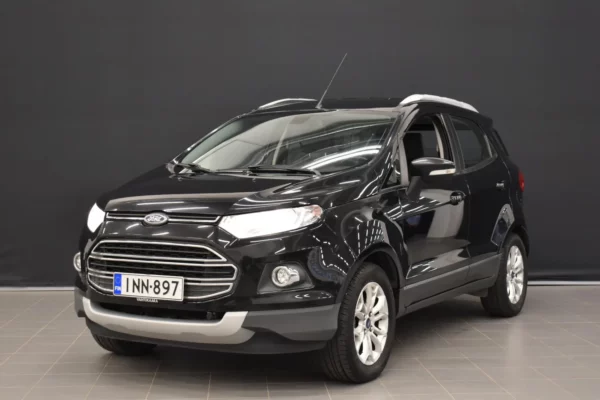 Ford EcoSport 1,0 EcoBoost 125hv M5 Titanium # Aivan ihana yksiomisteinen Suomi-auto # Lohkolämmitin + Sisäpistoke, 2 x renkaat #