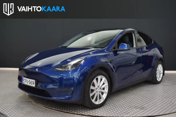 Tesla Model Y Long Range Dual Motor Awd # Vetokoukku, Adapt.vakkari, Autopilot, Sähkötakaluukku, Lämm.ohjauspyörä, Peruutuskamera #