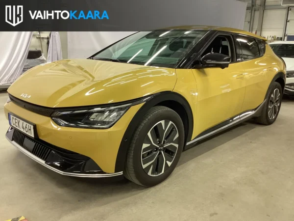 Kia EV6 AWD 77 kWh 325 hv # Sähkötakaluukku, Adapt.vakionopeudensäädin, Navigointi, Nahkaverhoilu, Hierovat etuistuimet #