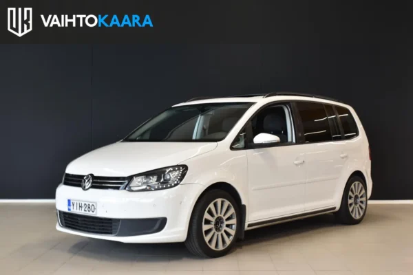 Volkswagen Touran Comfortline 2,0 TDI 103 kW (140 hv) # 7-Paikkainen, Xenon, Panoraama, Webasto+ Lohko+ Sisäpistoke, Vakkari, 2x alut #