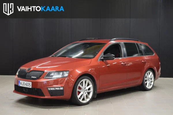 Skoda Octavia Combi 2,0 TSI 220hv RS DSG Aut. # Suomi-auto, Vetokoukku, Sähkötakaluukku, Adapt.vakkari, Xenonit, Kessy, 2 x renk. #