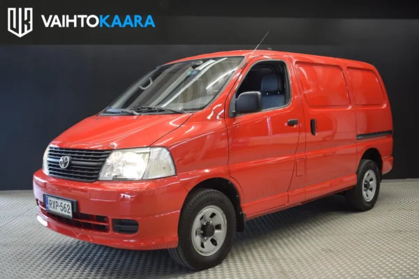 Toyota Hiace 2,5 D-4D 117 5ov 4WD # ALV 25,5%, Neliveto, Ajettu vain 114 tkm!, Läpijuostava, Juuri huollettu ja katsastettu!! #
