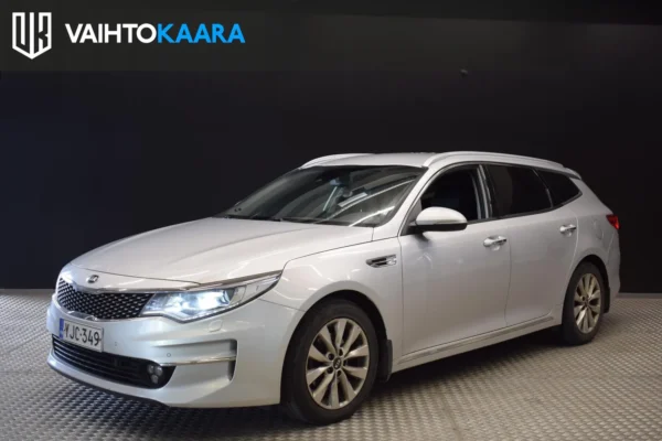 Kia Optima 1,7 CRDi ISG EX SW DCT A/T # Suomi-auto, Peruutuskamera, Navigointi, Lämmitettävä ohjauspyörä, Vakkari #