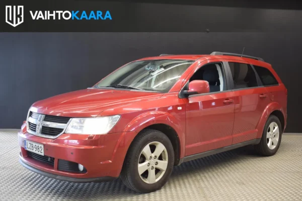 Dodge Journey 2,7 V6 A6 SXT Flexfuel # Suomi-auto, Vetokoukku, Vakkari, Penkinlämmittimet, Ilmastointi, Lohkolämmitin #