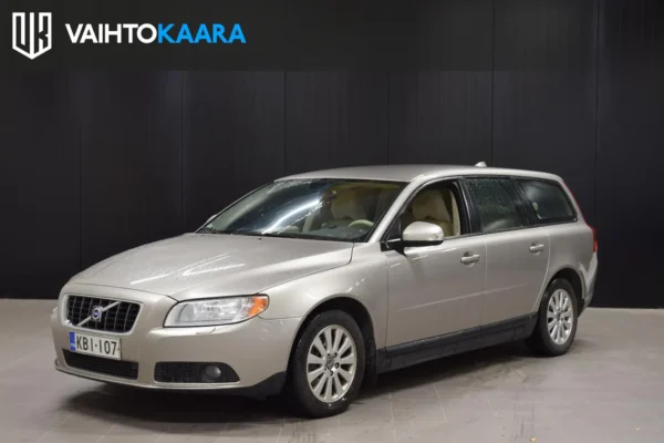 Volvo V70 2,4D Kinetic aut # Suomi-auto, Webasto, Vakkari, Puolinahkaverhoilu, Pysäköintitutka, 2x renkaat ja vanteet #