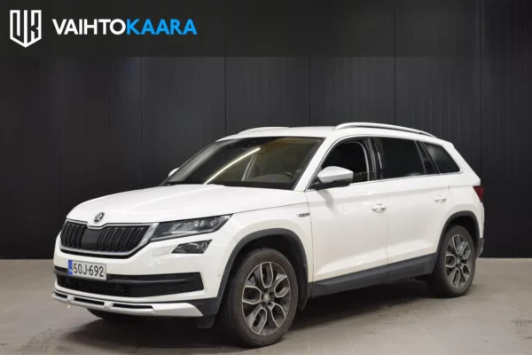 Skoda Kodiaq 2,0 TDI 190 4x4 Scout DSG Autom. # Suomi-auto, Adapt.vakkari, Keyless, Koukku, Kamera, Navi, Muistipenkit, Webasto #
