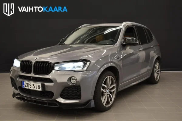 BMW X3 F25 xDrive30d A Business M Sport. # HUD, ACC, Harman/Kardon, Panoraama katto, Keyless, Sähkömuistipenkit, 360 Kamera #