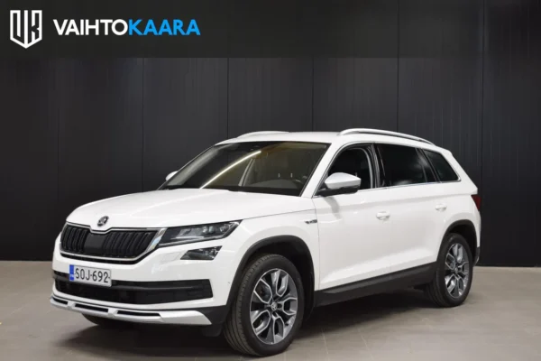 Skoda Kodiaq 2,0 TDI 190 4x4 Scout DSG Autom. # Suomi-auto, Adapt.vakkari, Keyless, Koukku, Canton, Navi, Muistipenkit, Webasto #