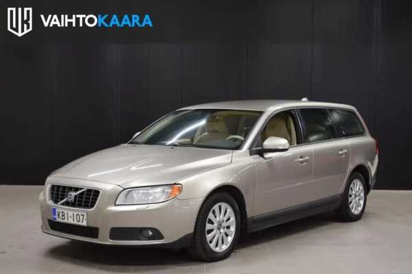 Volvo V70 2,4D Kinetic aut # Suomi-auto, Webasto, Vakkari, Puolinahkaverhoilu, Pysäköintitutka, 2x renkaat ja vanteet #