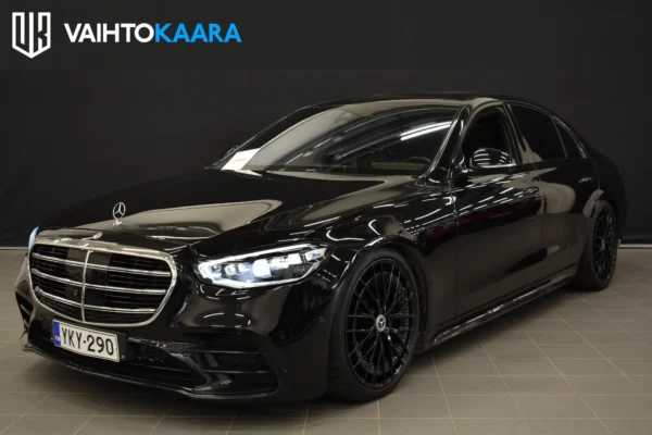 Mercedes-Benz S 580 e AMG Line # Todella upea # Burmester, ACC, Panoraama, Muistipenkit ilmastoinneilla, 360-Kamerat, Sähkökontti #