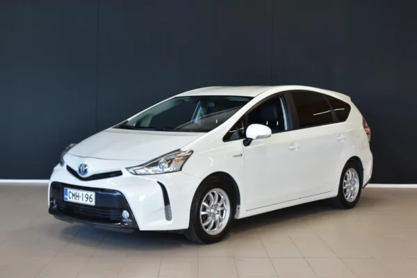 Toyota Prius+ Premium # Peruutuskamera, Nahkapenkit, Led-ajovalot, Kuljettajan sähköpenkki, Lohkolämmitin + sisäpis.,7.p, HUD #