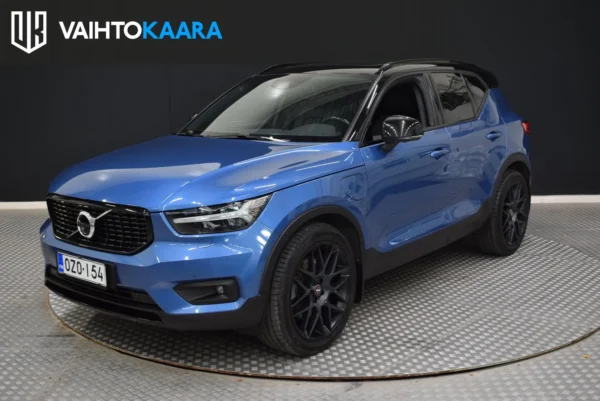 Volvo XC40 T5 TwE R-Design aut # Akku 92,2%, Nahkaverhoilu, Panoraama, 360-kamerat, Led-valot, Muistipenkit, 20