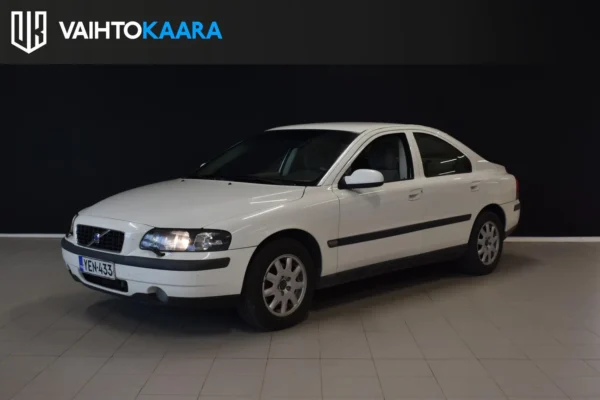 Volvo S60 4D S60 SEDAN 2.4 AUTOMATIC # Ilmastointi, 1/2nahat, Lohko+Sisäpist, Vakkari, Penkinlämmittimet, Huoltokirja #
