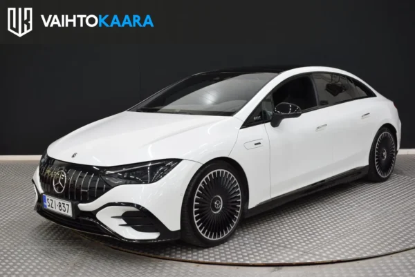 Mercedes-Benz EQE EQE 53 4MATIC # Täyteen varusteita ladattu Teho Tykki # Hyperscreen, 4-pyöräohjaus, Distronic, Burmester, 360 kamerat
