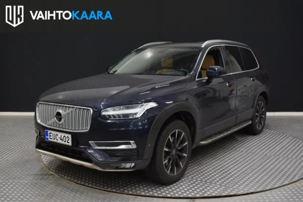 Volvo XC90 D5 AWD Inscription aut # Huippu varusteet! # HUD, VOC, Webasto, Sähköpenkit muistilla, Nahkasisusta, Sähköluukku #