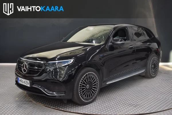 Mercedes-Benz EQC 400 4Matic Edition AMG Line # Adapt.vakkari Muistipenkit, Burmester, 360-kamera, Navi, Blis, HUD, Nahat, Akku 94,5% #