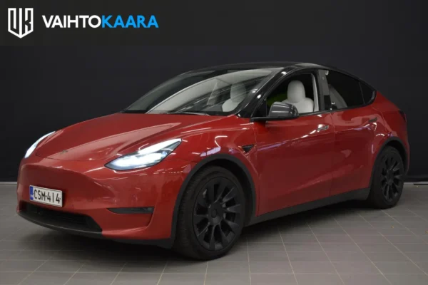 Tesla Model Y Long Range Dual Motor Awd # Paras mahdollinen väriyhdistelmä # Adapt.vakkari, Autopilot, Sähkötakaluukku, 2x renkaat #