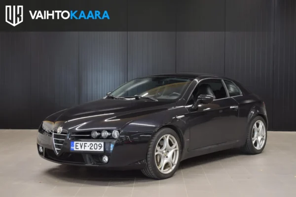 Alfa Romeo Brera 3,2 JTS V6 Q4 # Suomi-auto, Webasto, Nahkaverhoilu, Kuskin muistipenkki, Lasikatto, Huoltokirja, 2x renkaat #