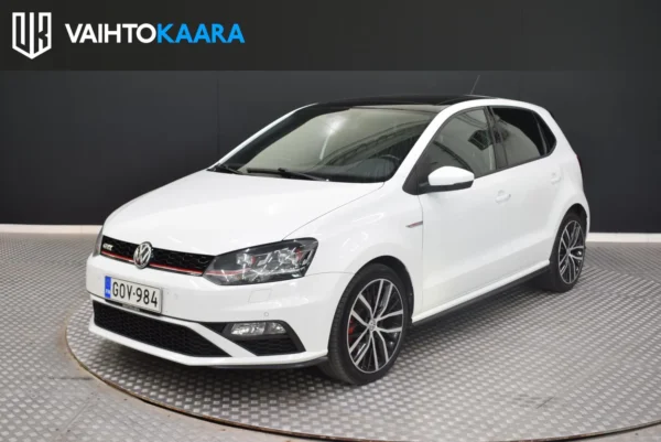 Volkswagen Polo GTI 1,8 TSI 141 kW/192 hv DSG-aut # Rivakka pikkusportti # Kattoluukku, Peruutuskamera, Aut.ilmastointi, Parkkitutkat