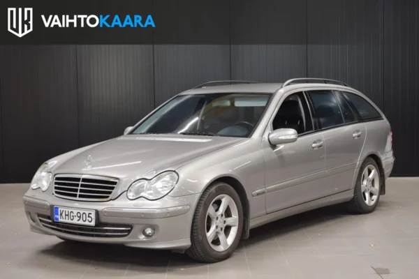 Mercedes-Benz C 180T Kompressor A # Suomi-auto! # Vakkari, Lohkolämmitin, Vetokoukku, 2x renkaat #