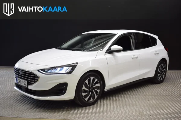 Ford Focus 1.0 EcoBoost Hybrid Powershift 125hv (kevythybridi) A7 Titanium 5-ov # Suomi-auto, ACC, Kamera, Digimittaristo, LED #