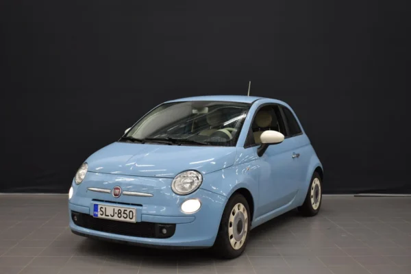 Fiat 500 Color Therapy 1,2 8v 69 hv Bensiini  # 2x renkaat & vanteet, Ilmastointi., Radio, Pirteä väri! #