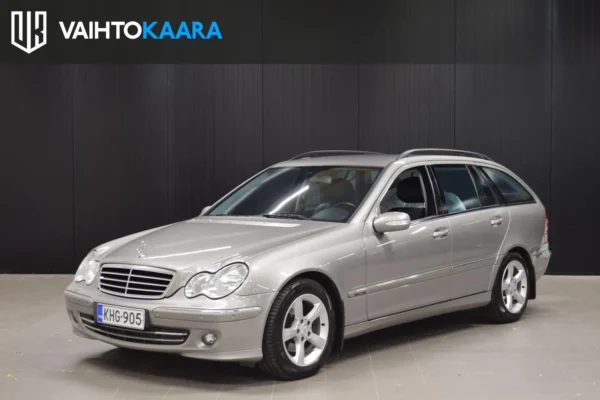 Mercedes-Benz C 180T Kompressor A # Suomi-auto! # Vakkari, Lohkolämmitin, Vetokoukku, 2x renkaat #