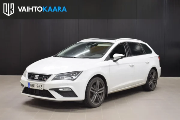 Seat Leon ST 1,5 TGI 131 FR Business DSG # Suomi-auto, ACC, Panoraama, Kamera, Navi, Kaistavahti, Keyless, Tutkat #