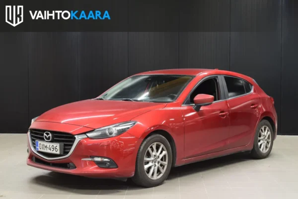 Mazda 3 5HB 2,0 (120) SKYACTIV-G Optimum # Suomi-auto, Vakkari, Lohkolämmitin, Navi, Pysäköintitutka, 2x renkaat ja vanteet #