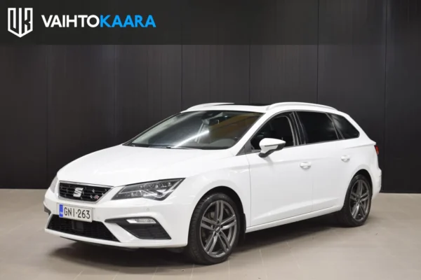 Seat Leon ST 1,5 TGI 131 FR Business DSG # Suomi-auto, ACC, Panoraama, Kamera, Navi, Kaistavahti, Keyless, Tutkat #