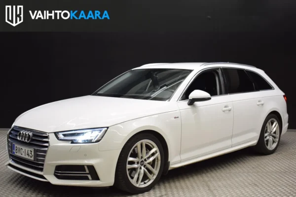 Audi A4 Avant Business Sport Comfort S LINE Edition 2,0 TDI 140 kW quattro S tronic # Suomi-auto, Vetokoukku, Nahkaverhoilu #